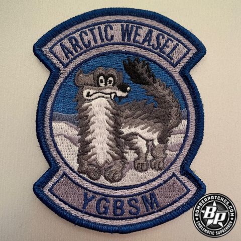 332nd Squadron Unit Patch, Arctic Weasel, F-35A