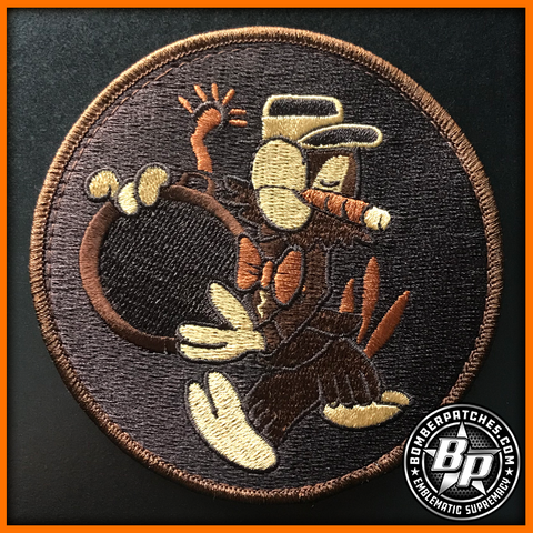 345th Expeditionary Bomb Squadron 2018 2019 "Heritage" Deployment Patch, OIR OFS Desert