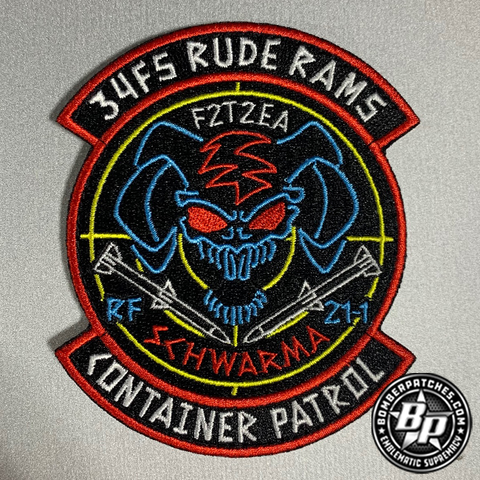 34th Fighter Squadron Red Flag 21-1, F-35 "Rude Ram Container Patrol"
