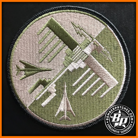 34TH EXPEDITIONARY BOMB SQ THUNDERBIRDS DEPLOYMENT OCP EMBROIDERED PATCH B-1