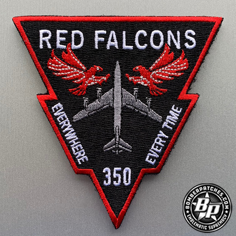 350th Air Refueling Squadron, Red Falcon Morale KC-135, Color