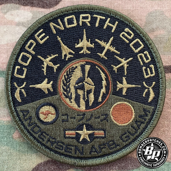 36th Bomb Wing Cope North Exercise Patch, 2023 OCP – Bomber Patches