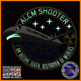 ALCM SHOOTER GLOW IN THE DARK PVC PATCH