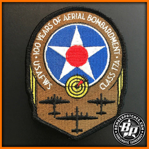 US AIR FORCE B-52 WEAPONS SCHOOL CLASS 17A PATCH, 20TH 23D 69TH 96TH BOMB SQ