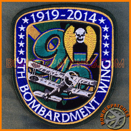 5TH BOMB WING 95TH ANNIVERSARY PATCH – Bomber Patches