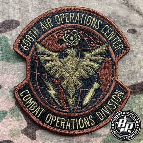 608TH AIR OPERATIONS CENTER COMBAT OPERATIONS DIVISION PATCH OCP