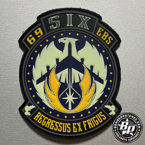 69th Expeditionary Bomb Squadron 2016 CENTCOM Deployment OIR OFS, Full Color and Glow