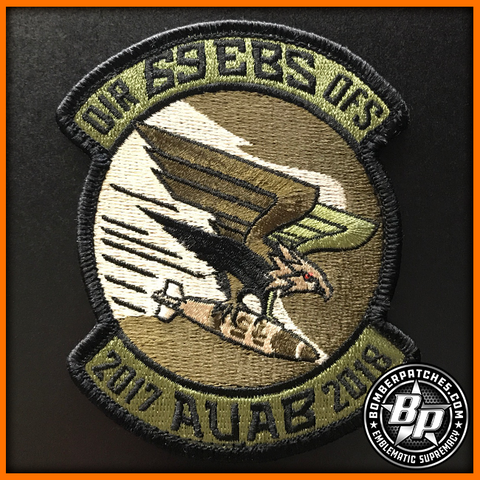 69th EXPEDITIONARY BOMB SQ DEPLOYMENT PATCH 2017 2018 OIR B-52H OCP VERSION AUAB