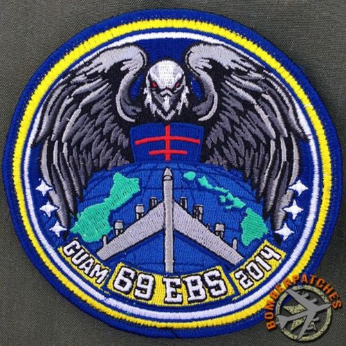 69th Expeditionary Bomb Squadron Guam Deployment Patch 2014 – Bomber ...