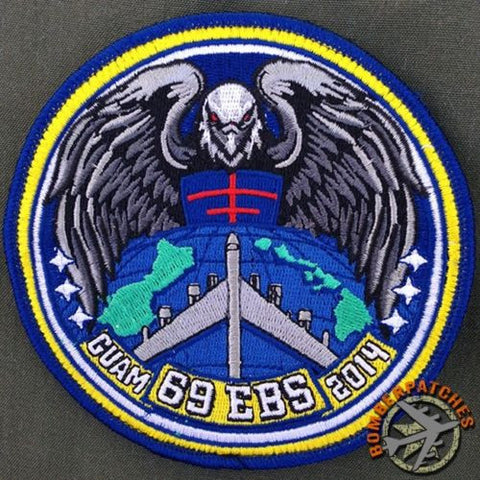 69th Expeditionary Bomb Squadron Guam Deployment Patch 2014