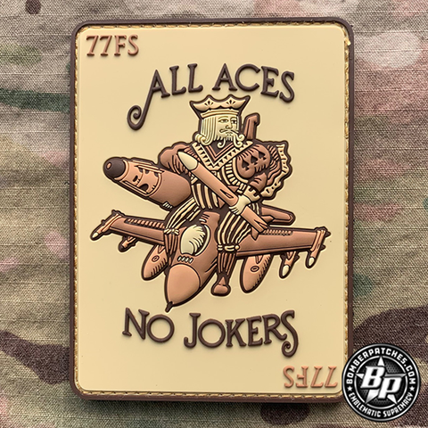 77th Fighter Squadron, All Aces, No Jokers, Desert, F-16C