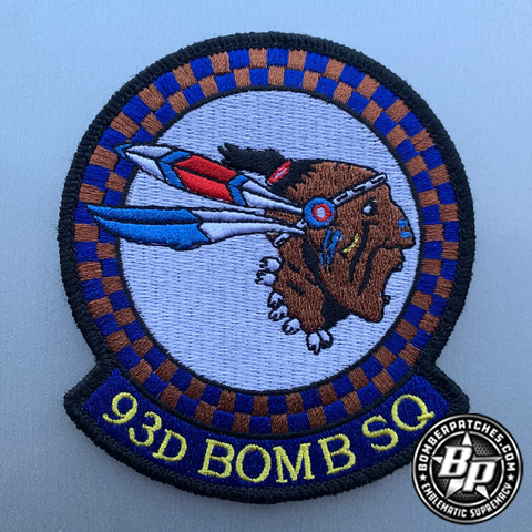 93D Bomb Squadron Morale Patch, Color, Barksdale AFB