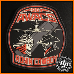 嘉手納基地　第961空中管制飛行隊 961st AACS ワッペン パッチ Luke GETSNO Collection :パッチ 961st Airborne Air Control