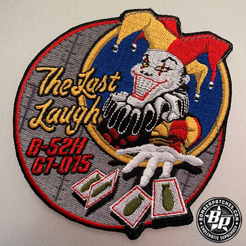 96th Bomb Squadron Nose Art Series Patch, 61-015, The Last Laugh