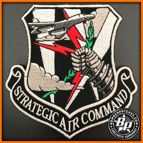 9TH BOMB SQUADRON SAC STRATEGIC AIR COMMAND PATCH, B-1B LANCER "BONE"