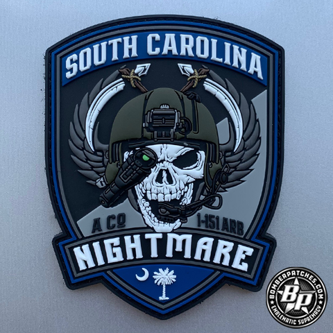 A Company 1-151 South Carolina Nightmare, AH-64 Apache, Color