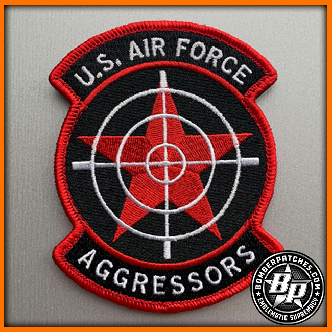 64th Aggressor Squadron Patch Color Embroidered – Bomber Patches