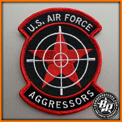64th Aggressor Squadron Patch Color Embroidered