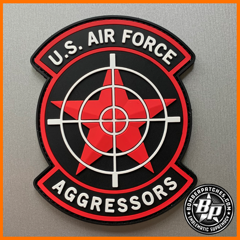 64th Aggressor Squadron Patch Color PVC