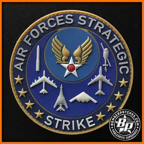 8th A3 Air Force Air Force Strategic Strike, PVC, Glow in the Dark