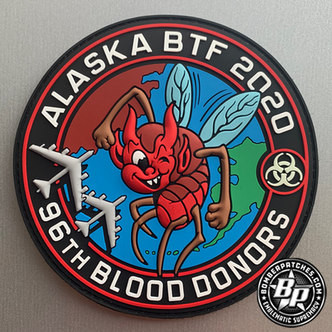 96th Bomb Squadron Alaska Bomber Task Force Blood Donors PVC
