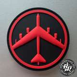 B-52 Hat Patch Red