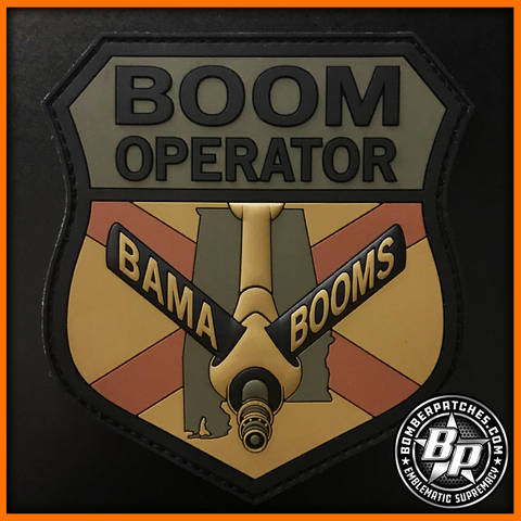 117TH AIR REFUELING WING BOOM OPERATOR PVC PATCH, OCP