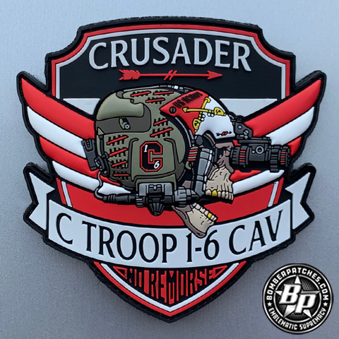 C Troop 1-6 Cav Crusader, Apache Color