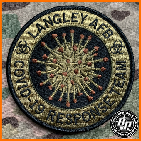 633d Medical Group Covid 19 Response Team, Langley AFB OCP Patch
