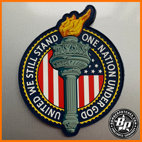 United We Still Stand Liberty Torch Morale Patch, Full Color