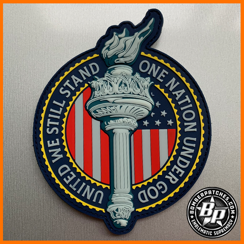 United We Still Stand Liberty Torch Morale Patch, Glow in the Dark