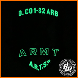 Delta Company 1-82 ARB Blue Wolves, Ft. Bragg, NC, Full Color / Glow in the Dark