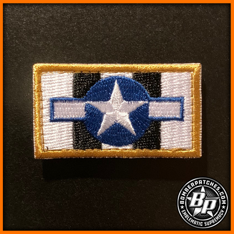 Invasion Stripes D-Day 75th Anniversary Commemorative Tab Patch