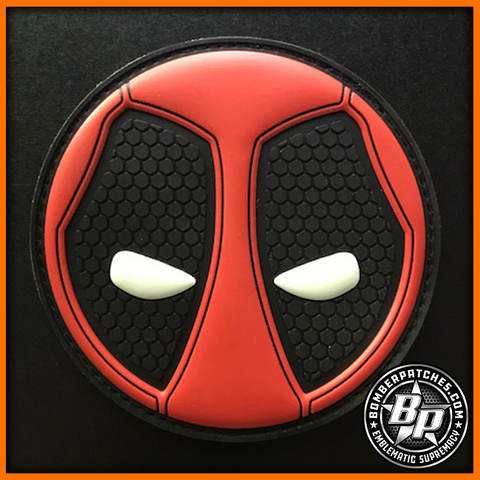 Deadpool Inspired Morale Patch, Glow in the Dark, 64th Aggressor Squadron