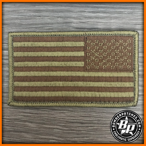 US Flag, Right, Embroidered OCP
