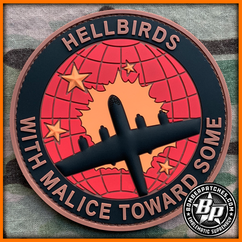 462nd Bombardment Group Hellbirds, B-29 Super Superfortress, PVC Patch