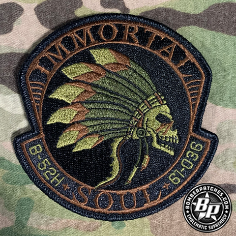 B-52 Stratofortress IMMORTAL SOUL Noseart Collector's Patch OCP