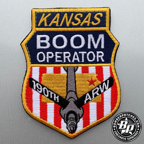 190th Kansas ARW Boom Operator, Embroidered, KC-135R