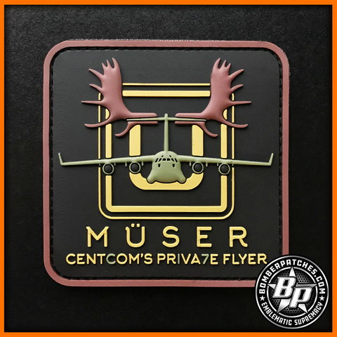 816th Expeditionary Airlift Squadron "Muser" Patch, C-17 Globemaster III OCP PVC