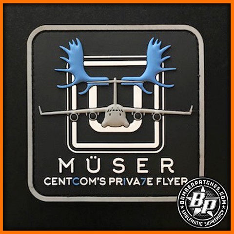 816th Expeditionary Airlift Squadron "Muser" Patch, C-17 Globemaster III, Full Color