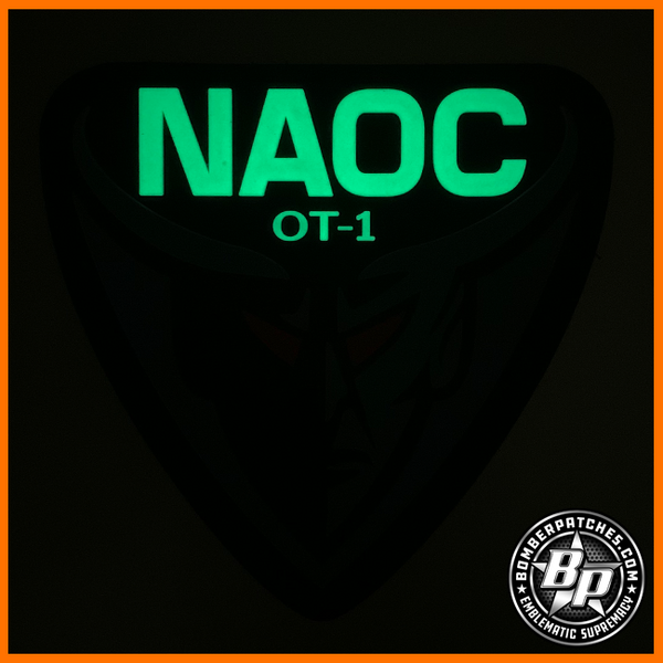 E-4B NIGHTWATCH NAOC PVC Patch Glow in the Dark, Ops Team 1, 55th Wing ...