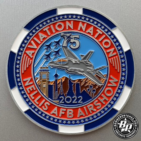 Aviation Nation, 75th Anniversary Nellis AFB Airshow 2022, Coin