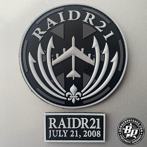 Raidr21 Memorial Tribute Patch and Tab, B-52