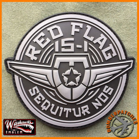 RED FLAG 15-1 B-2 BOMBER 509TH BOMB WING PVC PATCH, NELLIS AFB