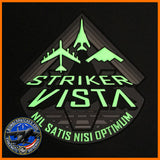 STRIKER VISTA B-1 B-2 B-52 PROGRAM PVC PATCH, Glow in the Dark Version