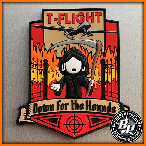 20th Attack Squadron T-Flight "Down For The Hounds", Full Color