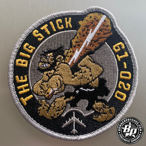 20th Bomb Squadron Nose Art Series Patch, 61-020, The Big Stick ...