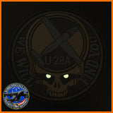 U-28A WE WILL FIND YOU PVC MORALE PATCH, Glow Eyes