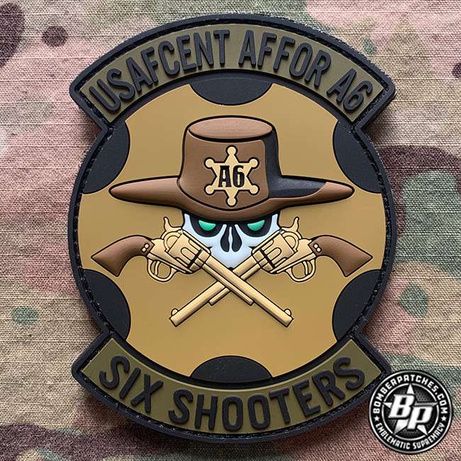 USAFCENT A/6 Six Shooter OCP PVC, Al Udeid Air Base, Qatar. – Bomber ...