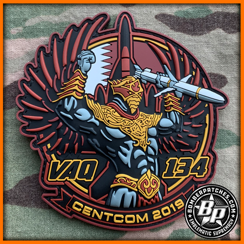VAQ-134 CENTCOM 2019 Deployment Patch, PVC, Full Color
